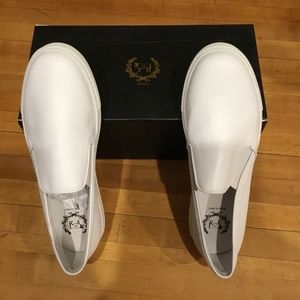 Del Toro Leather Slip On Sneakers